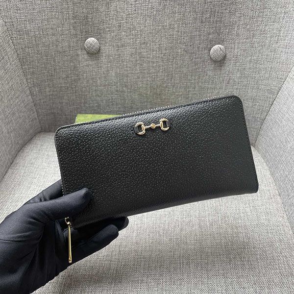 I definitely want this! Gucci Ostrich Zip Around Wallet Replica gud26582