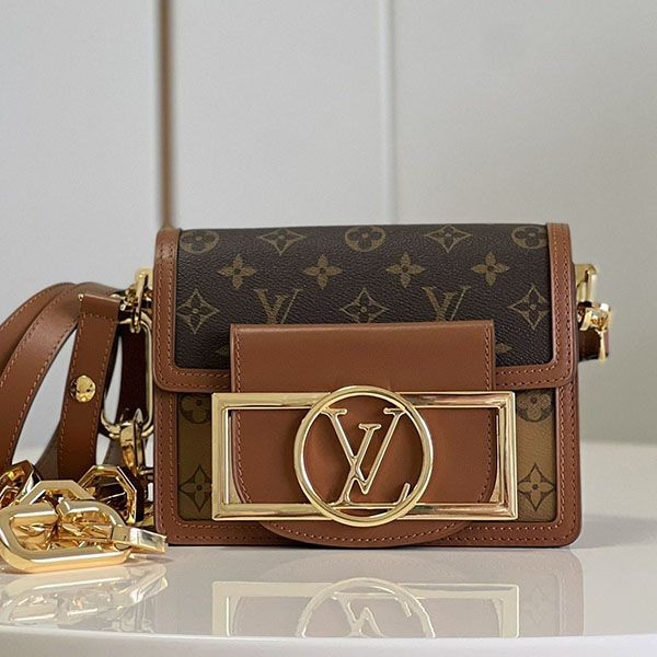 Louis Vuitton Dauphine Reverse Mini Shoulder Bag M44580 Louis Vuitton Dauphine Reverse Mini Shoulder Bag M44580
