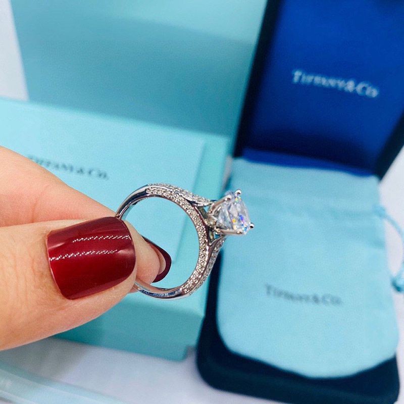 New on sale [Worn by Twice Sana] Tiffany Soleste engagement ring Tii58453