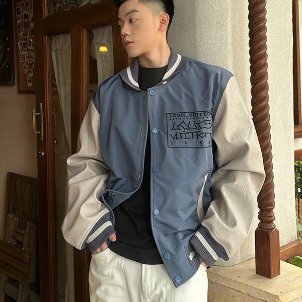 Louis Vuitton Leather Bomber Jacket Replica vuq26058 Sold Out Louis Vuitton Leather Bomber Jacket Replica vuq26058 Sold Out