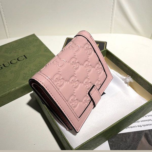 Secured Gucci GG Quilted Folding Wallet Mini Wallet Replica gui82457