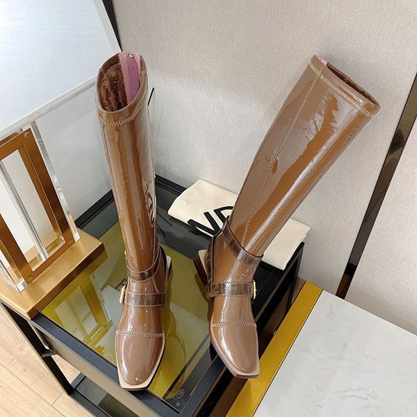 Nice Fendi Neoprene FF Strap Boots Replica fek28607
