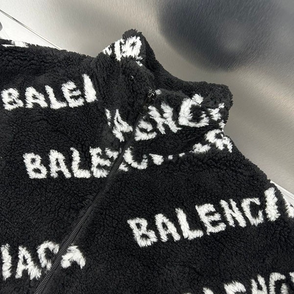 Balenciaga ALLOVER LOGO Soft Jacket Replica ◆Black◆ bak18685 Sold Out