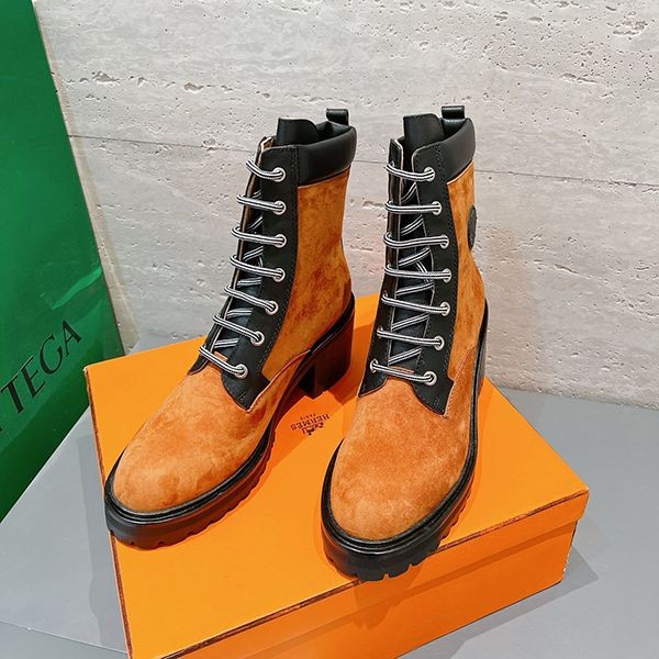 Cute Hermes Replica Bridge Ankle Boots Shoes ery63395