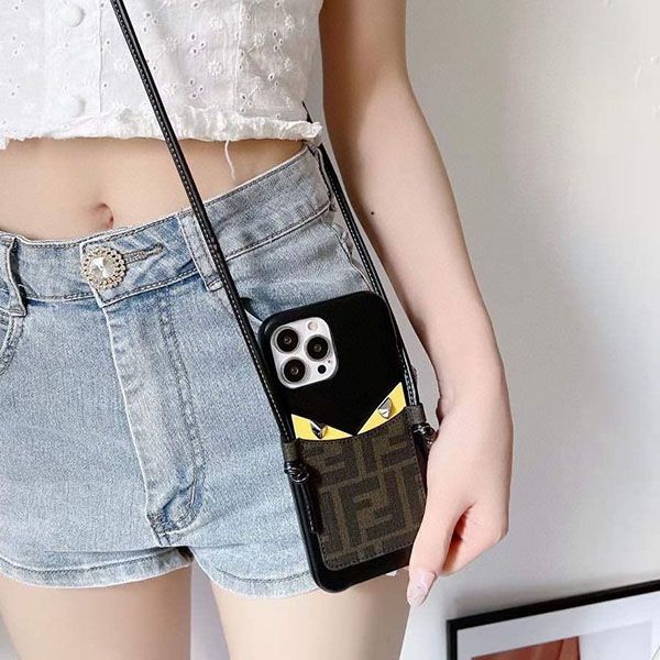☆Super popular☆Fendi iPhone14 / iPhone13pro smartphone case fev97601