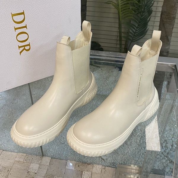 Immediate delivery Dior D-RACER short boots side gore fake KDI780VEAS900