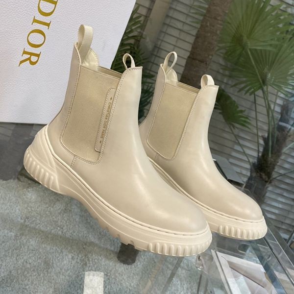 Immediate delivery Dior D-RACER short boots side gore fake KDI780VEAS900