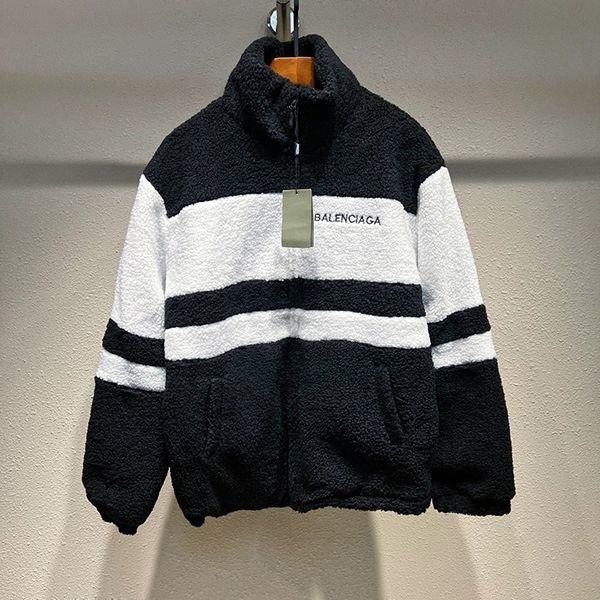 Immediate delivery ◆ Balenciaga ◆ Logo graphic wool fleece jacket fake bae68754