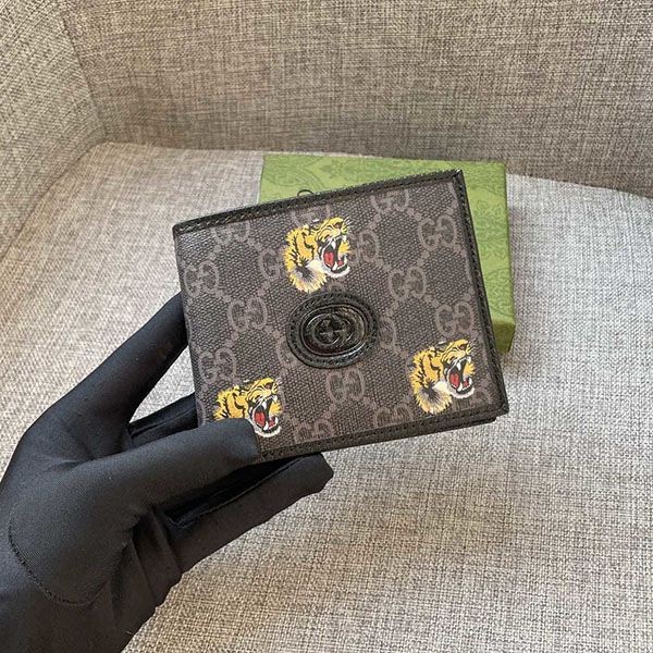 Classic Gucci Interlocking G Folding Wallet Replica guf17524