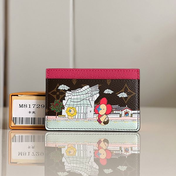 Christmas limited edition ☆ Louis Vuitton Monogram card case replica vul30055