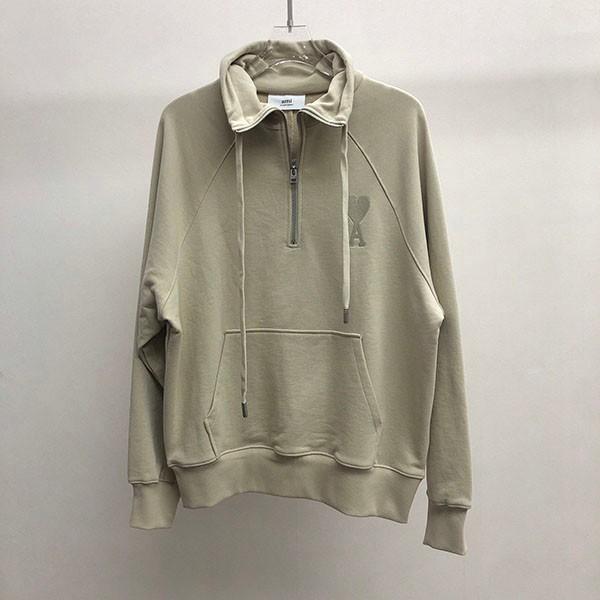Classic Ami Paris half-zip sweatshirt replica amn16256 Classic Ami Paris half-zip sweatshirt replica amn16256