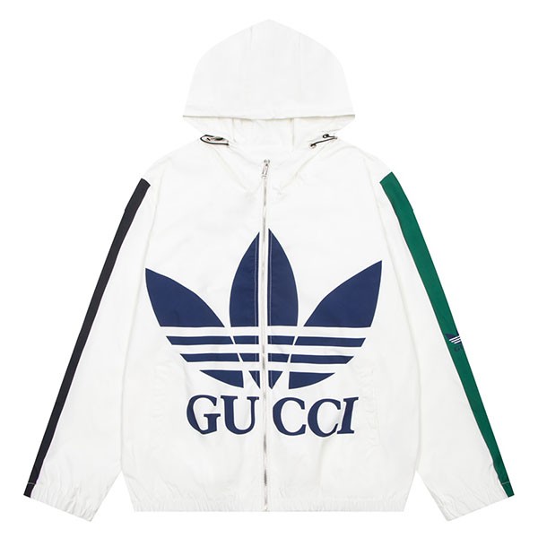New Spring Adidas Gucci Replica Trefoil Print Jacket gue03843 New Spring Adidas Gucci Replica Trefoil Print Jacket gue03843