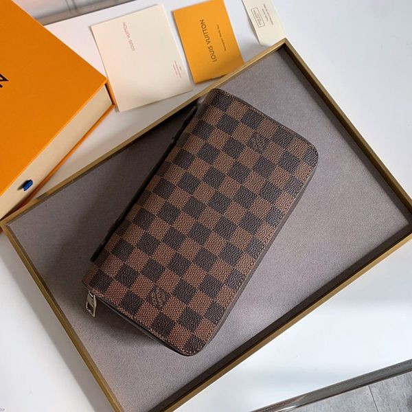 Competitive High Quality Louis Vuitton Damier Zippy XL Fake M41503