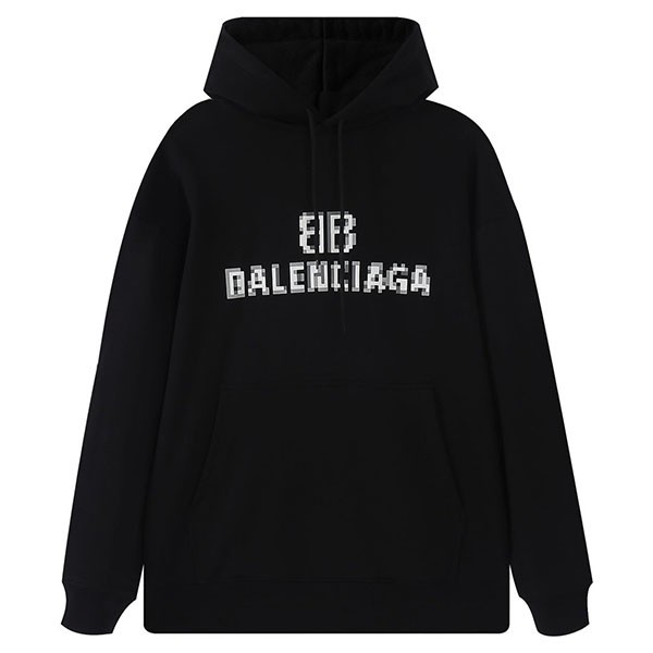 Balenciaga Mosaic Logo Hoodie Long Sleeve Replica bab47955 Balenciaga Mosaic Logo Hoodie Long Sleeve Replica bab47955