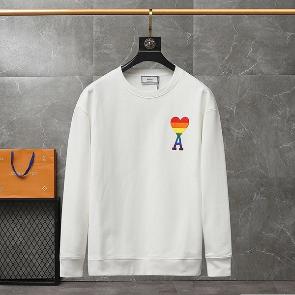 Rare Ami Paris Logo Long Sleeve T-Shirt Replica amy21199 Rare Ami Paris Logo Long Sleeve T-Shirt Replica amy21199