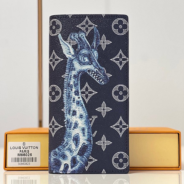 Louis Vuitton Replica Giraffe Pattern Monogram Long Wallet M66025