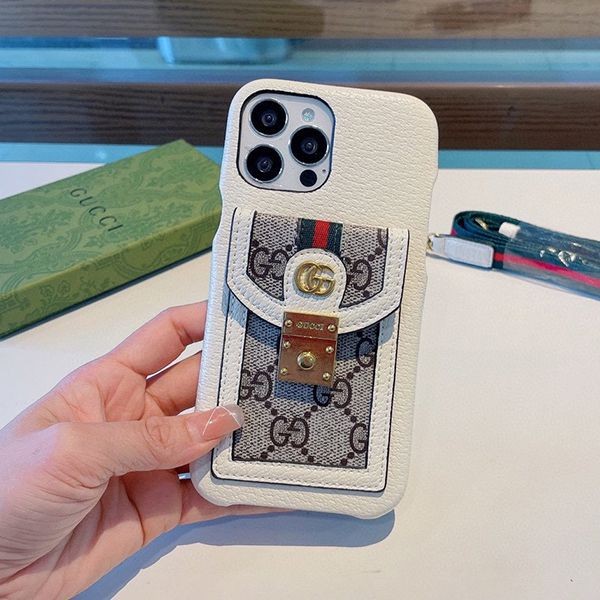 [Not available in Japan] Gucci iPhone case with strap, fake guo58375