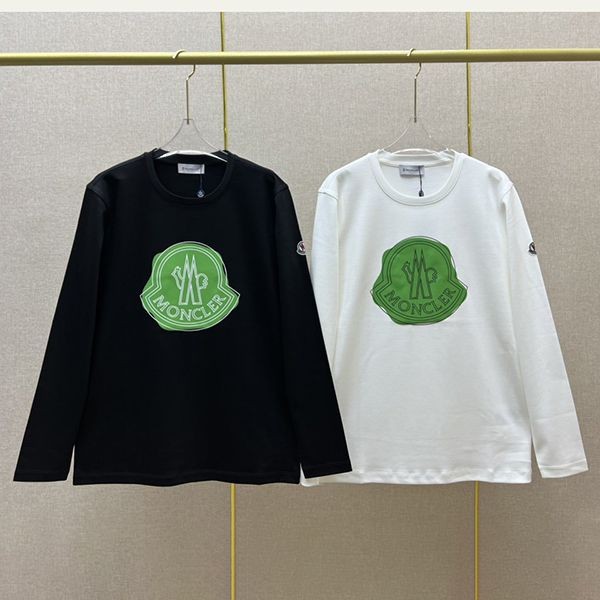 Hard to find Moncler replica sweatshirt with logo in 2 colors mox13008