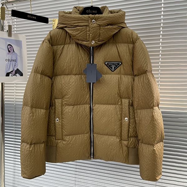 Very popular! Prada Men's Logo Hooded Down Jacket Replica puz07714 Very popular! Prada Men's Logo Hooded Down Jacket Replica puz07714