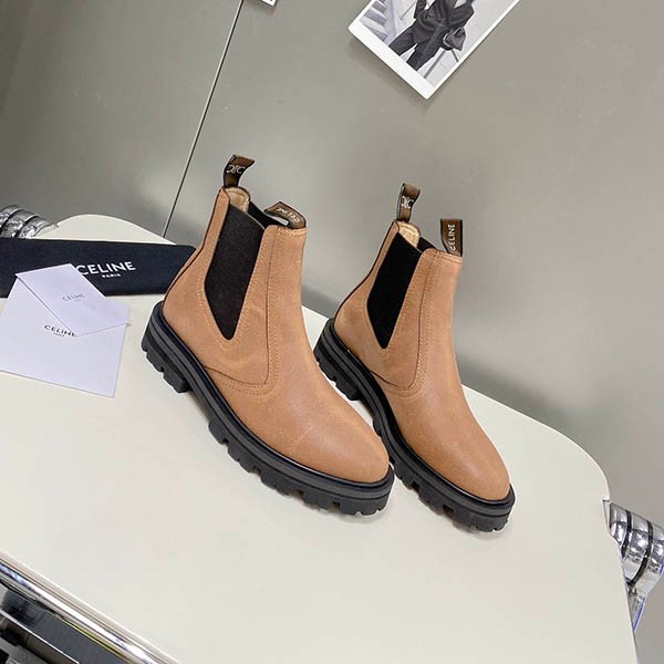 Hard to find Celine Margaret Black Chelsea Boots Replica Cem44784