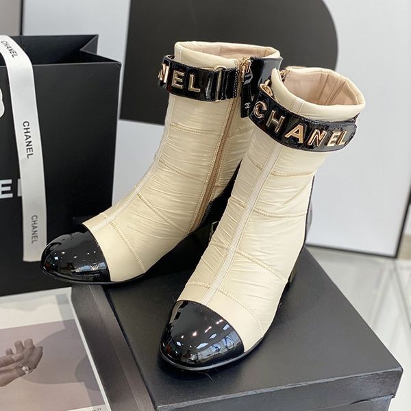 New sale Chanel replica lace-up shoes with 45mm heels shf80684