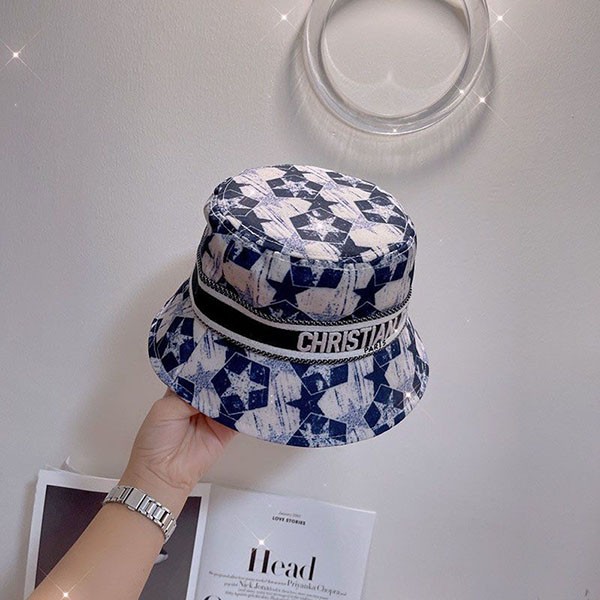Free shipping Dior bucket hat super copy ETOILE reversible dek50723