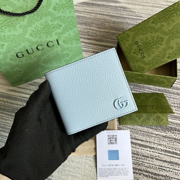 New color ☆ Rare Gucci GG bi-fold wallet replica gup71130