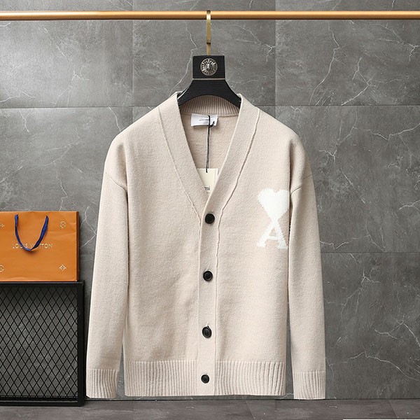 Ami Paris oversized wool cardigan replica amg19952 Ami Paris oversized wool cardigan replica amg19952