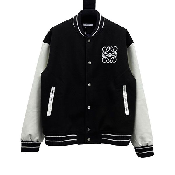 Convenient Loewe Replica Bomber Jacket Stretch Cotton loq60813