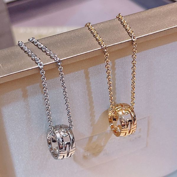 Free shipping Bulgari pendant replica 18K yellow gold New Parentesi K18 YG Buo07793