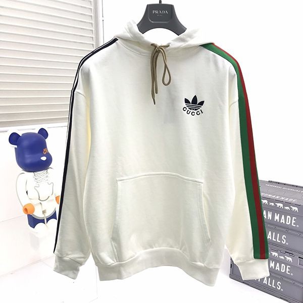 Cute Gucci x Adidas Replica Trefoil Gucci Cotton Hoodie gur94082 Cute Gucci x Adidas Replica Trefoil Gucci Cotton Hoodie gur94082
