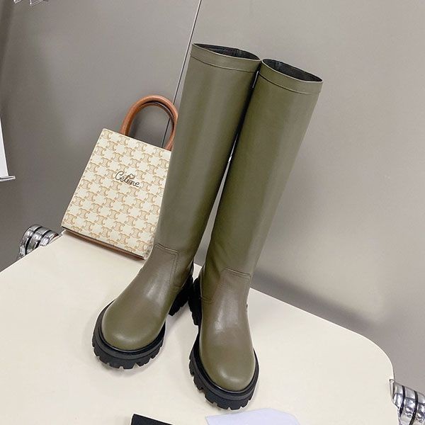 New on sale: Celine Margaret high boots replica calfskin Cey80855