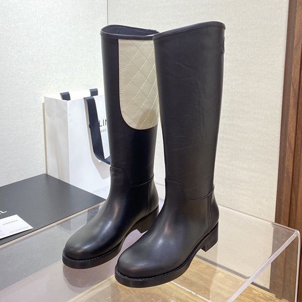 No.1 Popular Chanel Long Boots CC Mark Replica shd33145