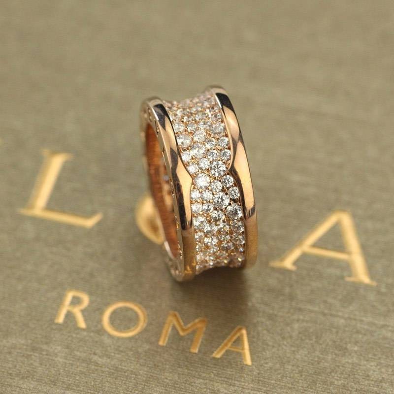 Competition for Bulgari Diamond B.ZERO1 Replica 18K Gold 1 Band Ring Bui45969 Competition for Bulgari Diamond B.ZERO1 Replica 18K Gold 1 Band Ring Bui45969