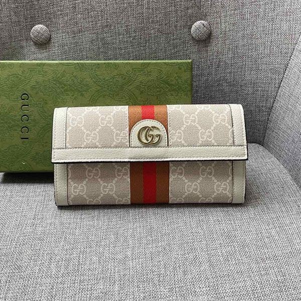 Free shipping Gucci Ophidia GG Continental Wallet gus00592