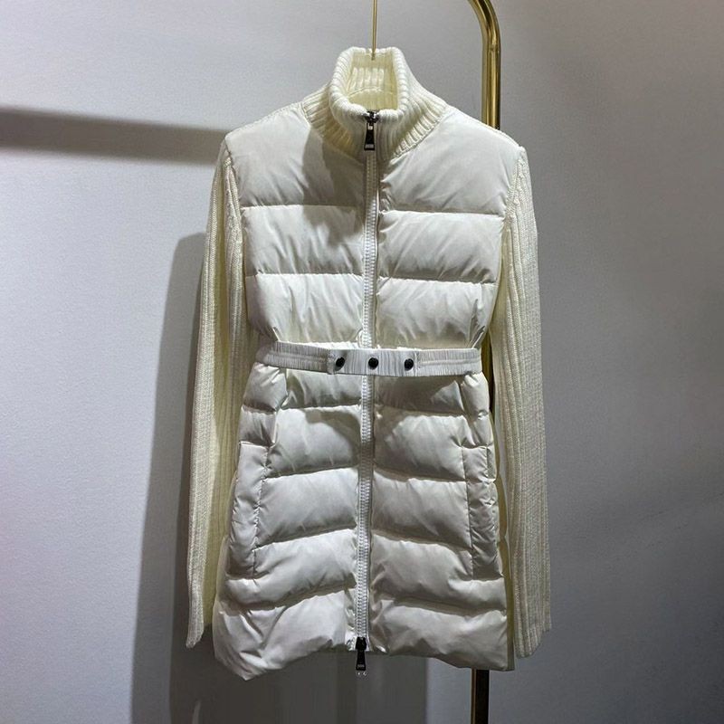 21AW new release, the softest Moncler down jacket with knitted cuffs, moh22769
