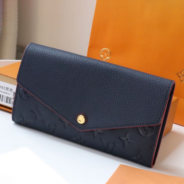 Before it sells out? Louis Vuitton Wallet Copy ★ Portefeuille Sarah Noir M61182