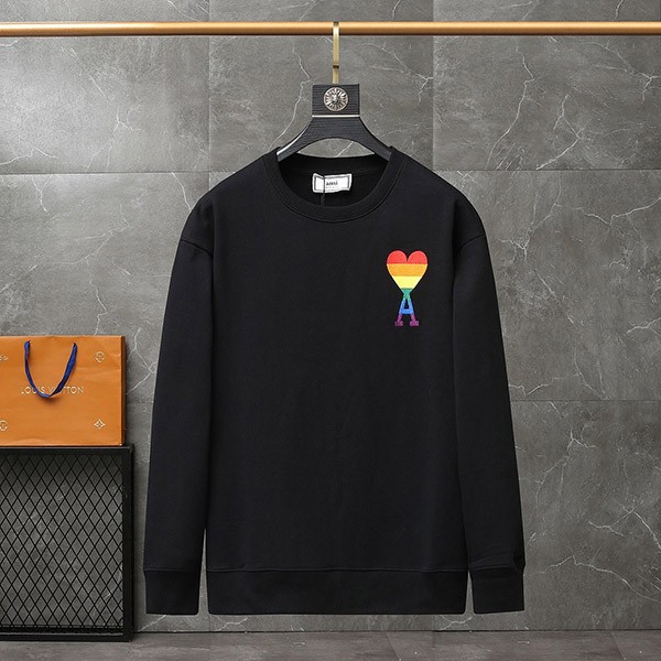 Cheap price! Ami Paris logo long sleeve T-shirt copy ame81976 Cheap price! Ami Paris logo long sleeve T-shirt copy ame81976