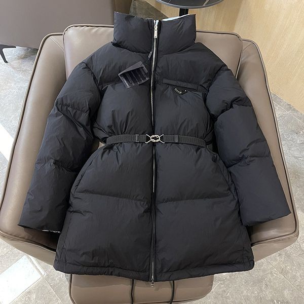 Free shipping Prada cropped cashmere down jacket replica puz40314