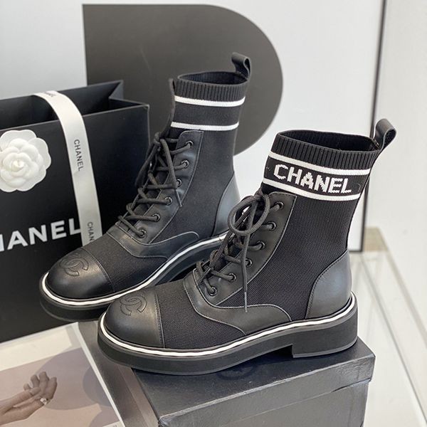 Recommended Chanel Replica Lace-up Shoes with 45mm Heels shy46632
