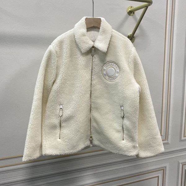 Burberry Logo Graphic Wool Fleece Jacket Replica Bao66076 Available Now