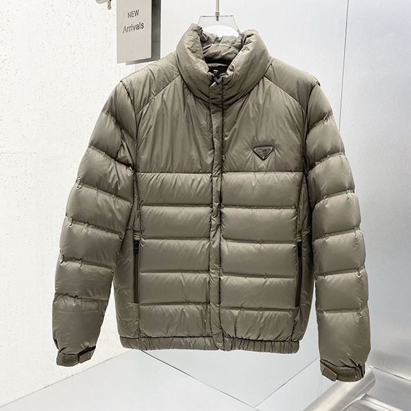New design Prada cropped Re-Nylon down jacket replica pup63073
