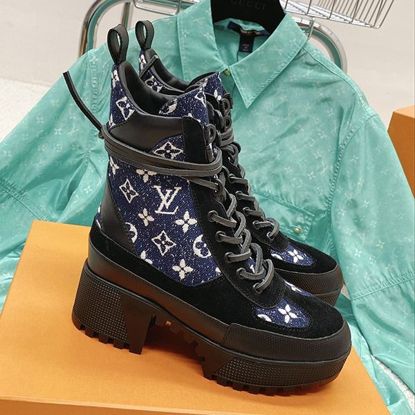 Secured Louis Vuitton Replica Platform Desert Boots vum99195