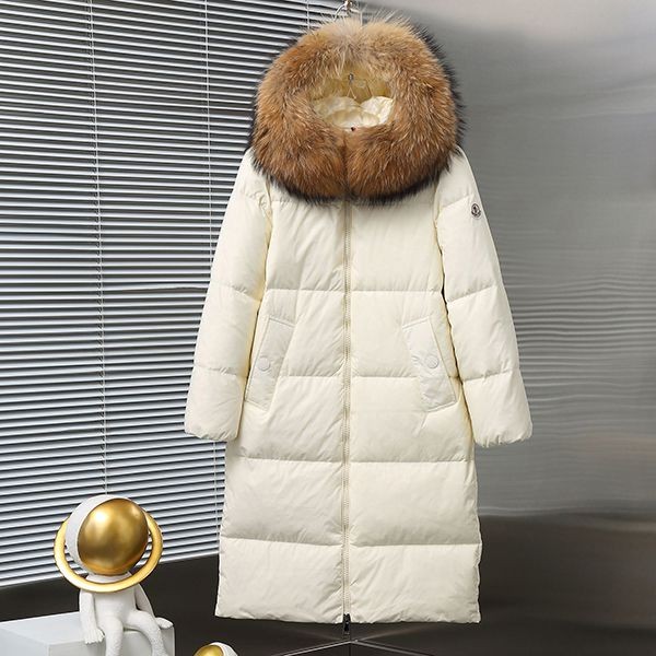 Moncler fur down jacket replica long style mol12639 Moncler fur down jacket replica long style mol12639