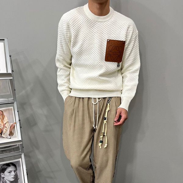 Very popular!! New color Loewe Anagram Pocket Wool Sweater Fake lod05826