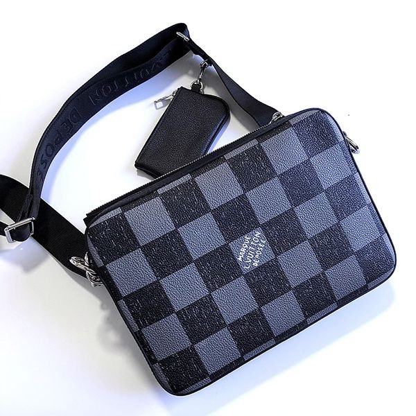 Louis Vuitton Trio Messenger Shoulder Damier Replica N80401, popular all over the world