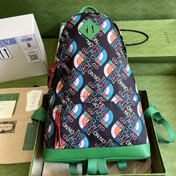 The North Face x Gucci backpack replica logo design guc03201