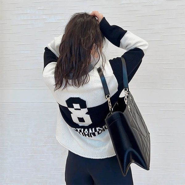 Classic Dior logo knit sweater replica del41702