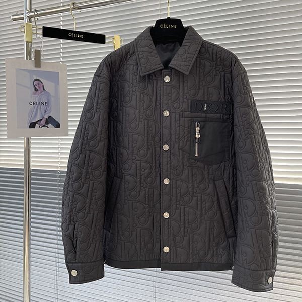 Extremely rare! Dior replica oblique print down jacket deb01709