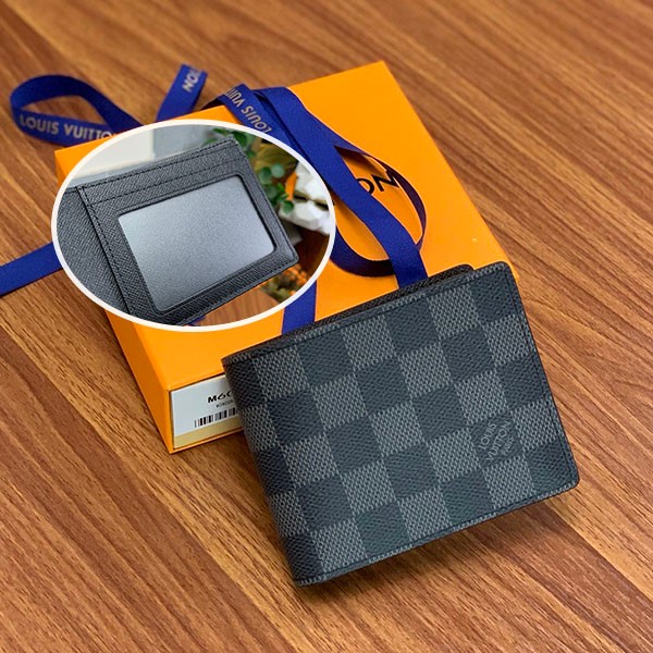 Free shipping Louis Vuitton Taiga Damier Bi-fold Wallet Replica vue91972